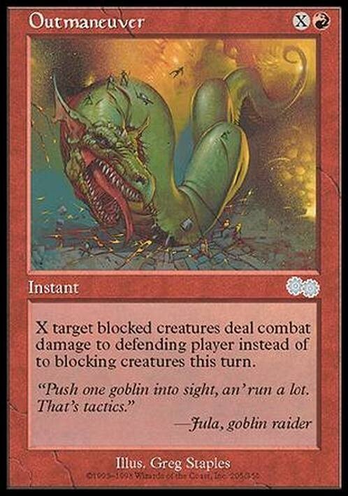 Outmaneuver ~ Urza's Saga [ EX ] [ Magic MTG ]