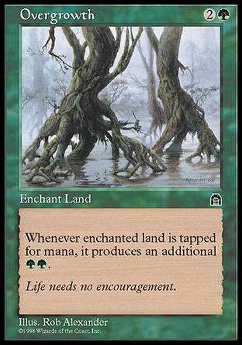 Overgrowth ~ Stronghold [ EX ] [ Magic MTG ]