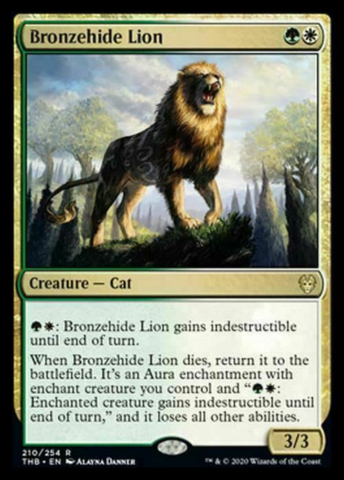 Bronzehide Lion ~ Theros Beyond Death [ NM ] [ Magic MTG ]