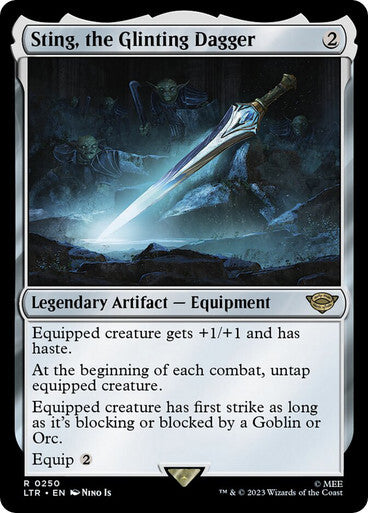 Sting, the Glinting Dagger ~ The Lord of the Rings [ NM ] [ Magic MTG ]