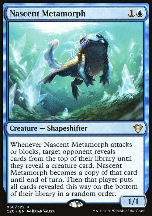 Nascent Metamorph ~ Commander: Ikoria [ EX ] [ Magic MTG ]