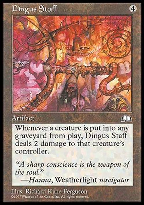 Dingus Staff ~ Weatherlight [ EX ] [ Magic MTG ]