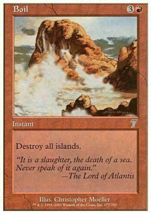 Boil ~ Seventh Edition [ EX ] [ Magic MTG ]