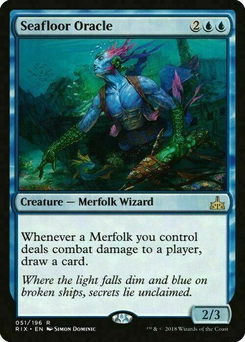 Seafloor Oracle ~ Rivals of Ixalan [ NM ] [ Magic MTG ]