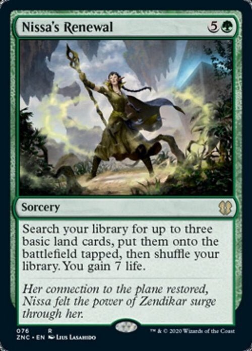 Nissa's Renewal ~ Commander: Zendikar Rising [ NM ] [ Magic MTG ]