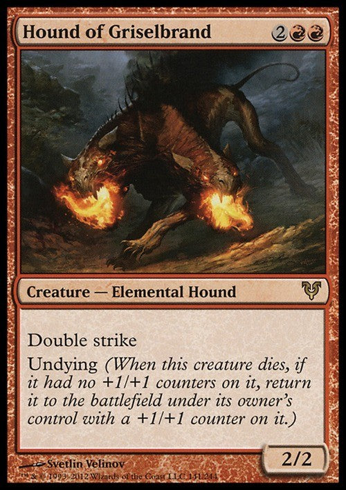 Hound of Griselbrand ~ Avacyn Restored [ EX ] [ Magic MTG ]