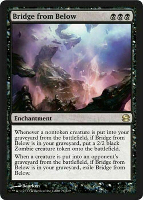 Bridge from Below ~ Modern Masters 2013 [ EX ] [ Magic MTG ]
