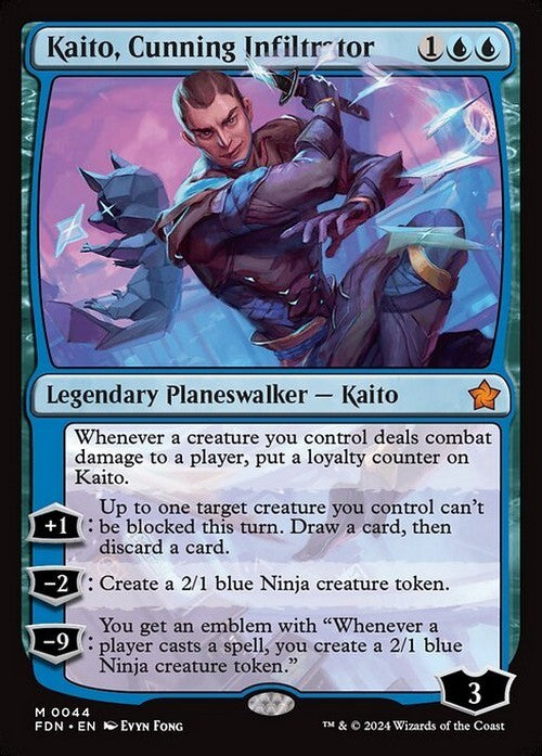 Kaito, Cunning Infiltrator ~ Foundations [ NM ] [ Magic MTG ]