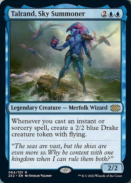 Talrand, Sky Summoner ~ Double Masters 2022 [ NM ] [ Magic MTG ]