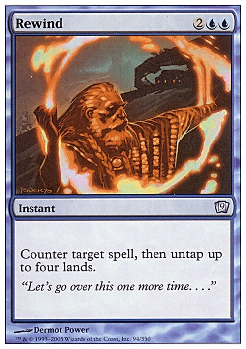 Rewind ~ Ninth Edition [ EX ] [ Magic MTG ]