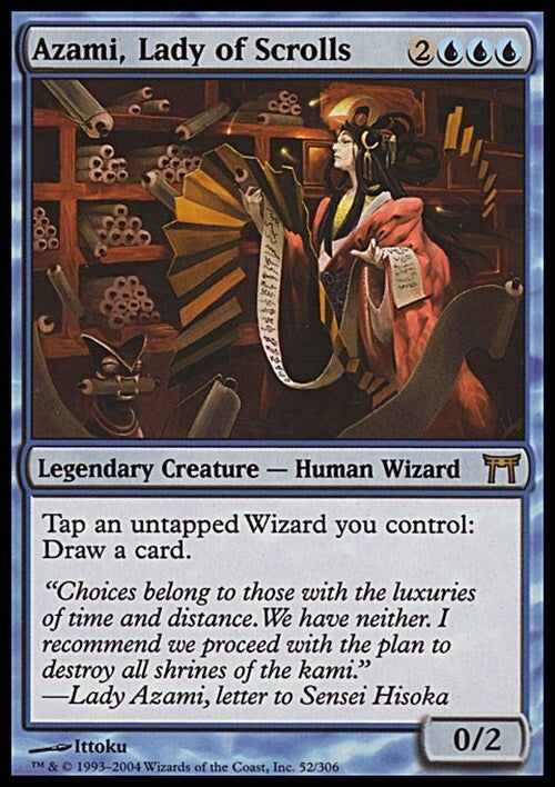 Azami, Lady of Scrolls ~ Champions of Kamigawa [ EX ] [ Magic MTG ]