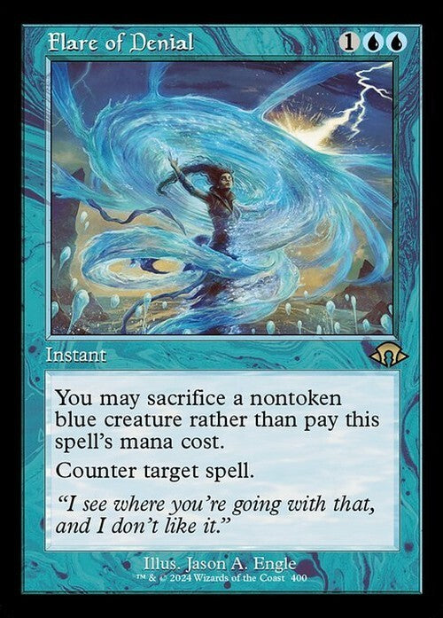 RETRO Flare of Denial ~ Modern Horizons 3 [ NM ] [ Magic MTG ]