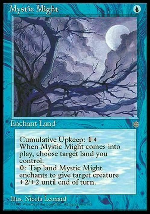 Mystic Might ~ Ice Age [ PLAYED ] [ Magic MTG ]