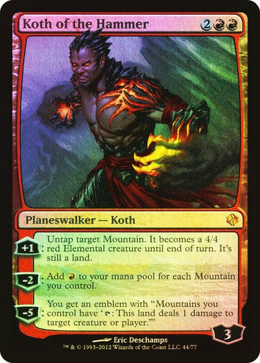 FOIL Koth of the Hammer ~ Duel Decks [ EX ] [ Magic MTG ]