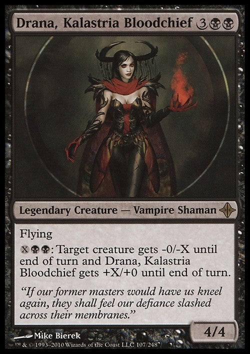 Drana, Kalastria Bloodchief ~ Rise of the Eldrazi [ EX ] [ Magic MTG ]