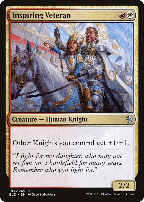 Inspiring Veteran ~ Throne of Eldraine [ NM ] [ MTG ]
