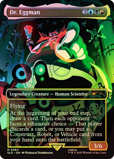 FOIL Dr. Eggman ~ Secret Lair: Sonic the Hedgehog [ NM ] [ Magic MTG ]