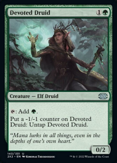 Devoted Druid ~ Double Masters 2022 [ NM ] [ Magic MTG ]
