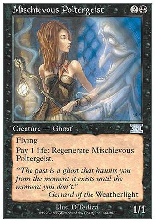 Mischievous Poltergeist ~ Sixth Edition [ EX ] [ Magic MTG ]