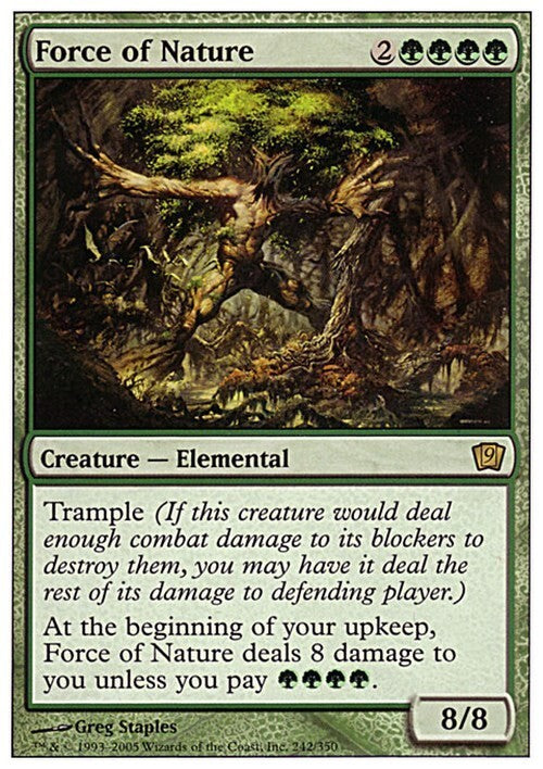 Force of Nature ~ Ninth Edition [ EX ] [ Magic MTG ]