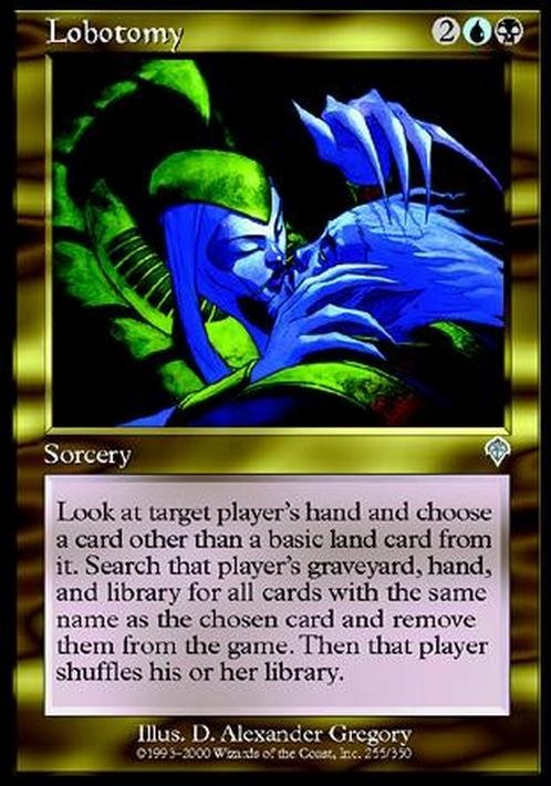 Lobotomy ~ Invasion [ EX ] [ Magic MTG ]