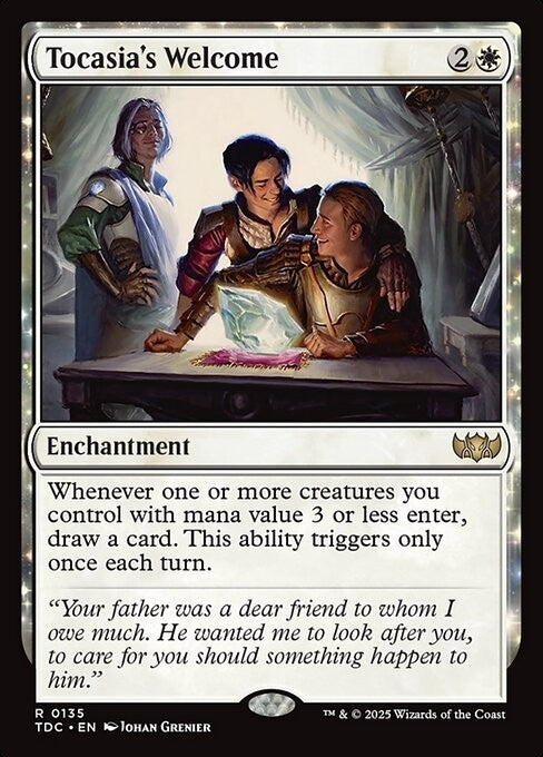 Tocasia's Welcome ~ Commander: Tarkir: Dragonstorm [ NM ] [ Magic MTG ]
