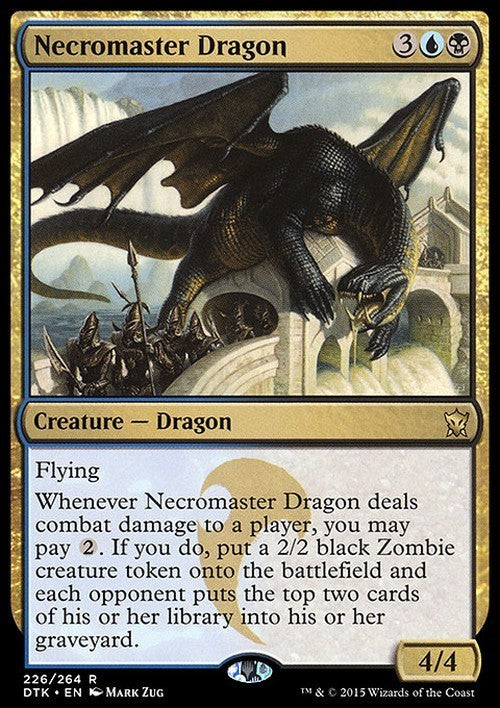Necromaster Dragon ~ Dragons of Tarkir [ EX ] [ Magic MTG ]