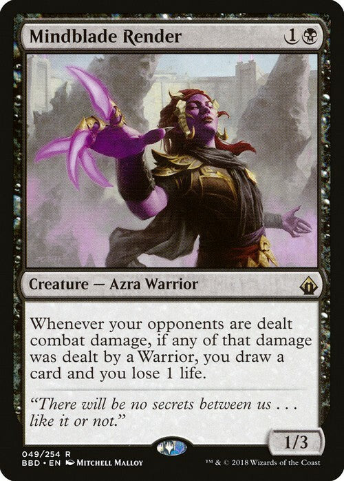 Mindblade Render ~ Battlebond [ NM ] [ Magic MTG ]