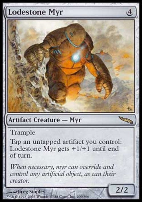 Lodestone Myr ~ Mirrodin [ EX ] [ Magic MTG ]