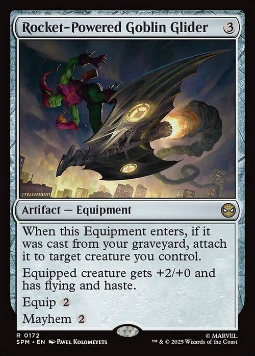 Rocket-Powered Goblin Glider ~ Spider-Man [ NM ] [ Magic MTG ]
