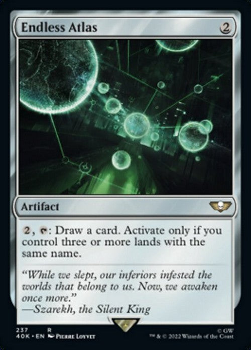Endless Atlas ~ Commander: Warhammer 40,000 [ NM ] [ Magic MTG ]