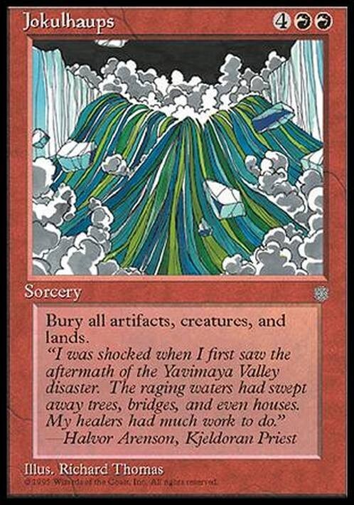 Jokulhaups ~ Ice Age [ HEAVILY PLAYED ] [ Magic MTG ]