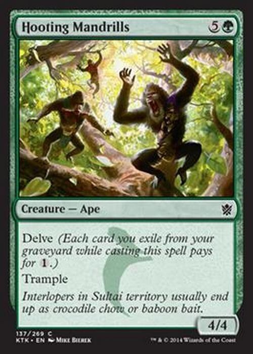 Hooting Mandrills ~ Khans of Tarkir [ EX ] [ Magic MTG ]