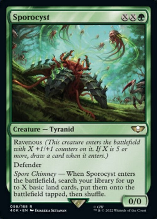 Sporocyst ~ Commander: Warhammer 40,000 [ NM ] [ Magic MTG ]