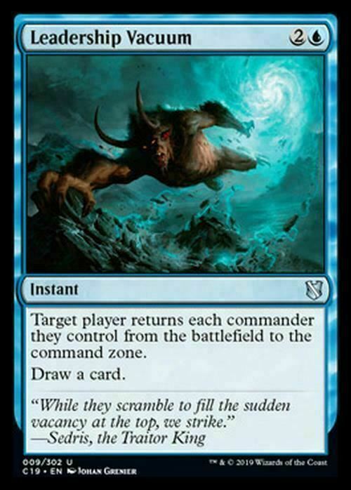 Leadership Vacuum ~ Commander 2019 [ NM ] [ Magic MTG ]