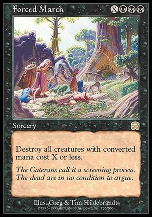 Forced March ~ Mercadian Masques [ EX ] [ Magic MTG ]
