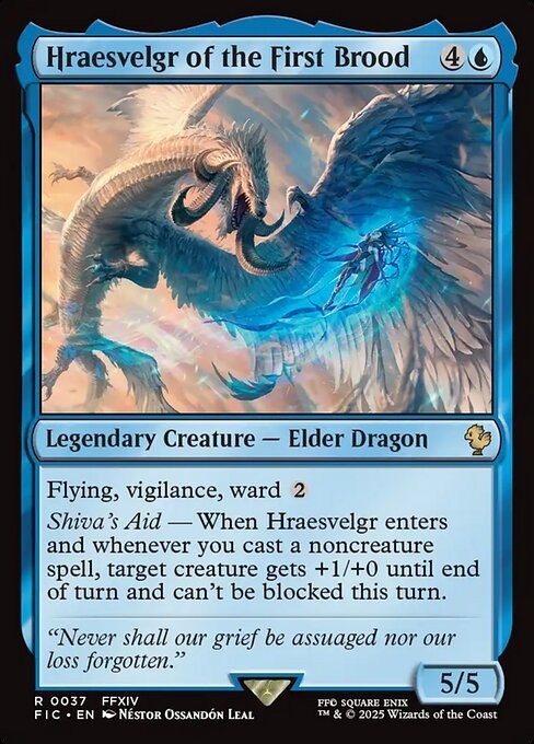 Hraesvelgr of the First Brood ~ Commander: Final Fantasy [ PL ] [ Magic MTG ]