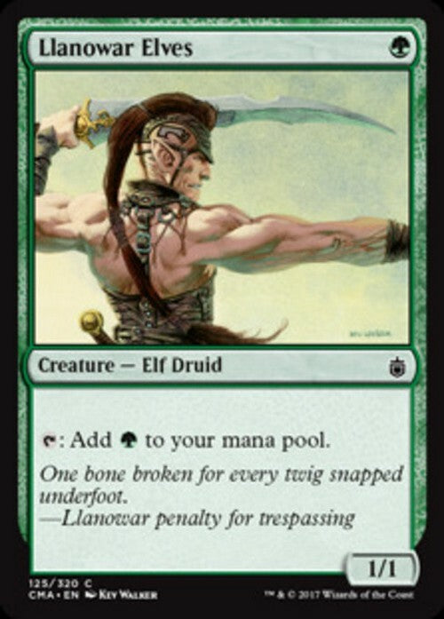 Llanowar Elves ~ Commander Anthology 1 [ EX ] [ Magic MTG ]