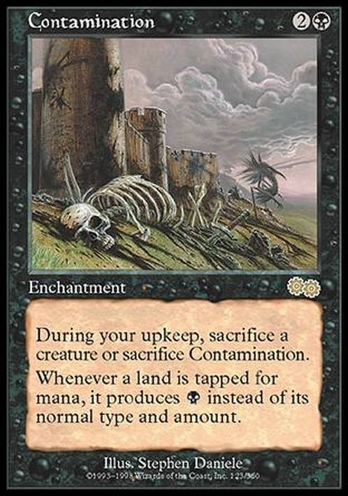 Contamination ~ Urza's Saga [ EX ] [ Magic MTG ]
