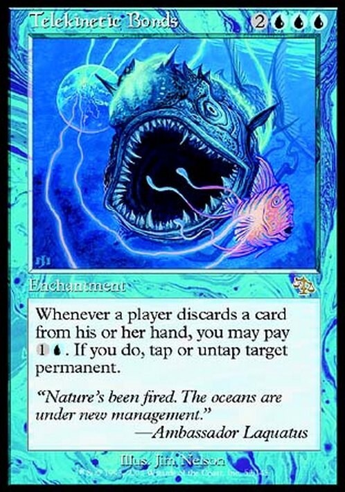 Telekinetic Bonds ~ Judgment [ EX ] [ Magic MTG ]