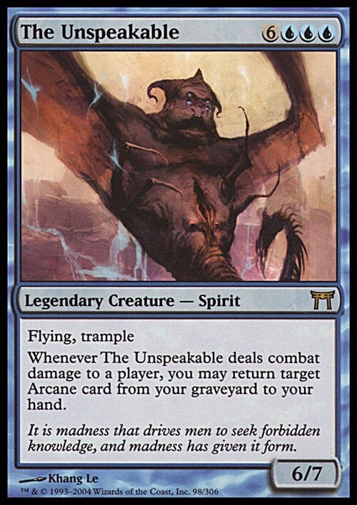 The Unspeakable ~ Champions of Kamigawa [ EX ] [ Magic MTG ]