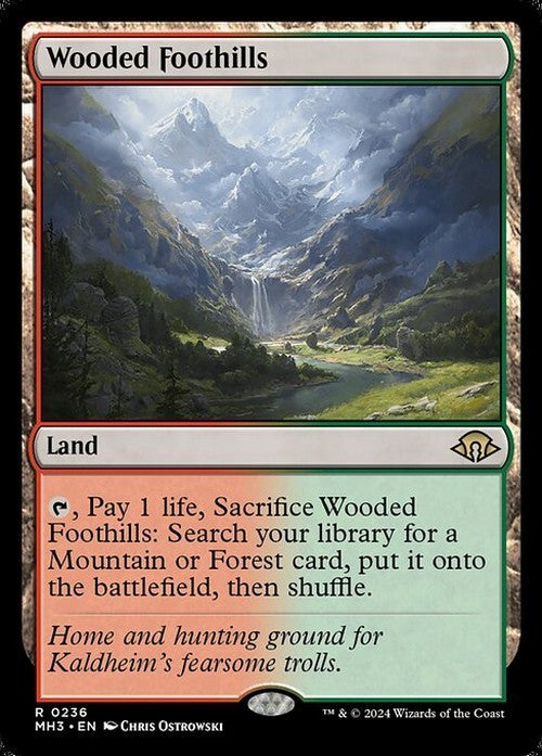 Wooded Foothills ~ Modern Horizons 3 [ NM ] [ Magic MTG ]