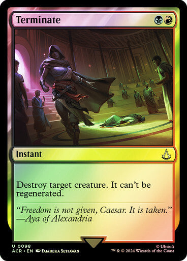 FOIL Terminate ~ Assassin's Creed [ NM ] [ Magic MTG ]