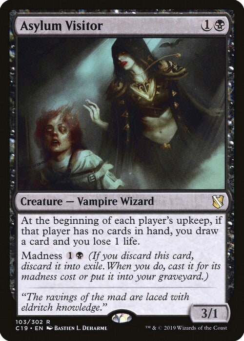 Asylum Visitor ~ Commander 2019 [ EX ] [ Magic MTG ]
