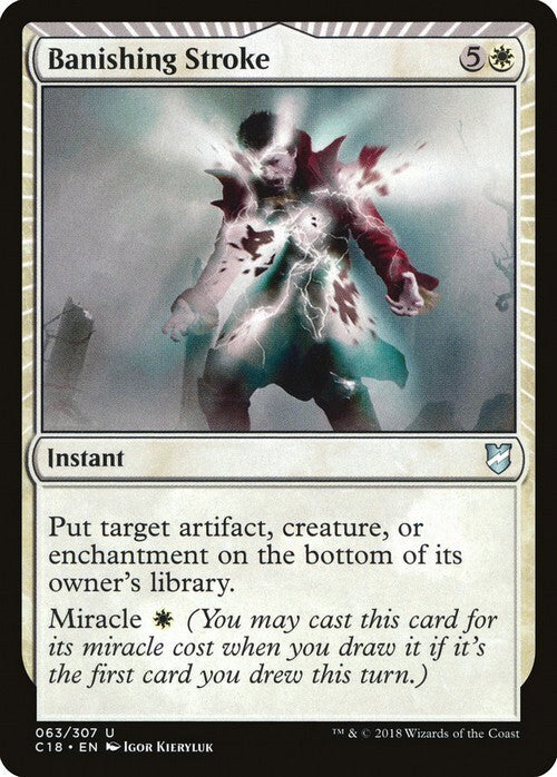 Banishing Stroke ~ Commander 2018 [ NM ] [ Magic MTG ]