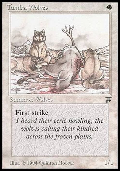 Tundra Wolves ~ Legends [ EX ] [ Magic MTG ]