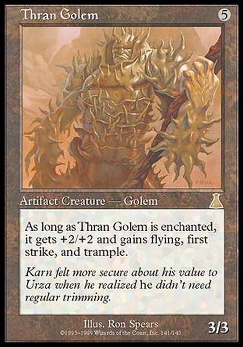 Thran Golem ~ Urza's Destiny [ EX ] [ Magic MTG ]