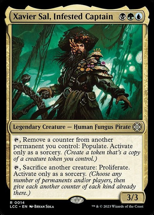Xavier Sal, Infested Captain ~ Commander: The Lost Caverns of Ixalan [ NM ]
