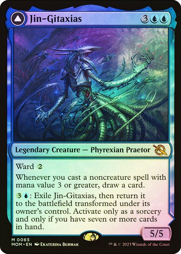 FOIL Jin-Gitaxias / The Great Synthesis ~ March of the Machine [ NM ] [ MTG ]
