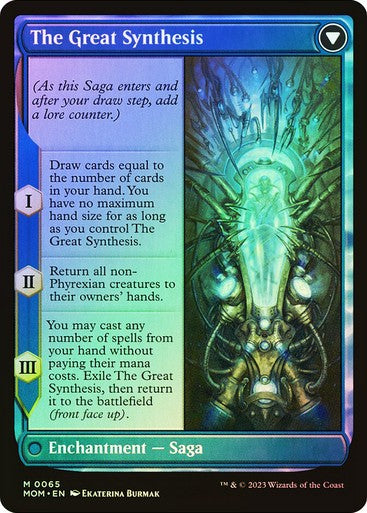 FOIL Jin-Gitaxias / The Great Synthesis ~ March of the Machine [ NM ] [ MTG ]